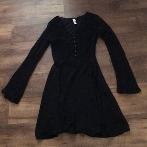 Lace empire waste dress